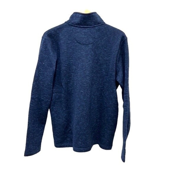 Eddie Bauer blue sweater fleece 1/4 zip size Large NWT - Picture 3 of 8